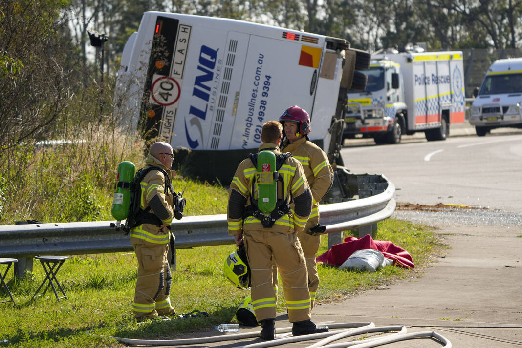 Driver Charged After Bus Carrying Wedding Guests In Australia Rolls Over Killing 10 And 