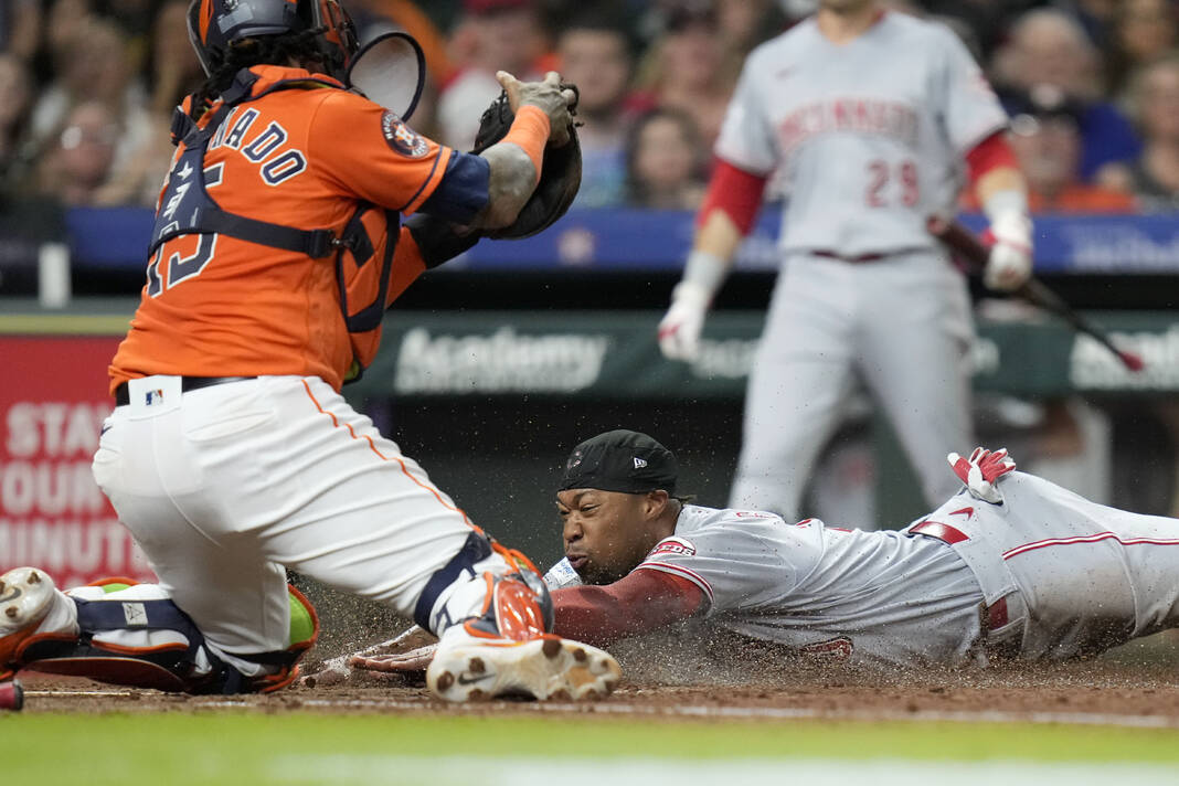 Jonathan India's CRAZY home run to take the lead against the Astros 